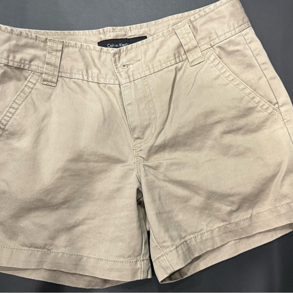 Calvin Klein Tan Short Shorts Versatile Summer Essential